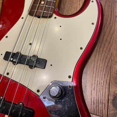 FENDER 62 Jazz Bass Relic Custom Shop 2012 Candy Apple Red image 5