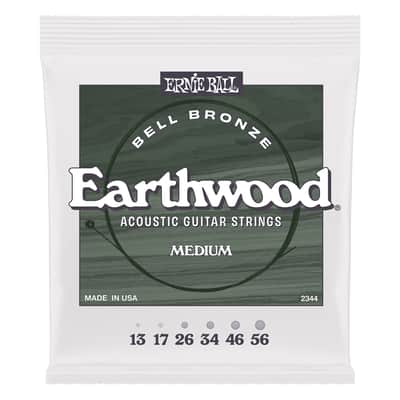 Ernie Ball 2344 Earthwood Bell Bronze Acoustic Medium 13-56 image 3