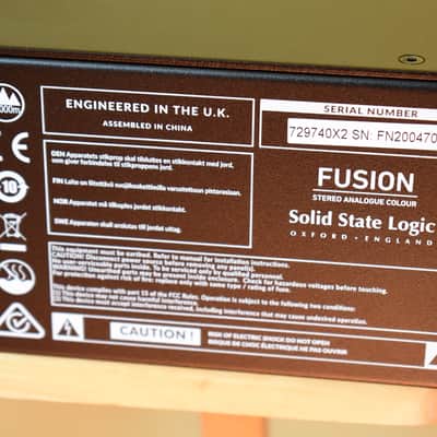 Solid State Logic Fusion Rackmount Stereo Audio Processor image 7