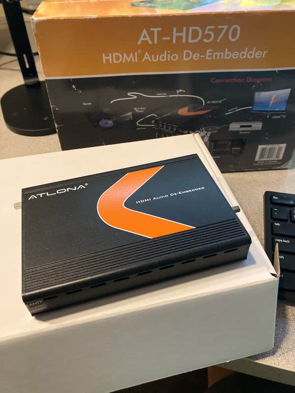 Atlona AT-HD570 HDMI Audio De-Embedder 2020 image 1