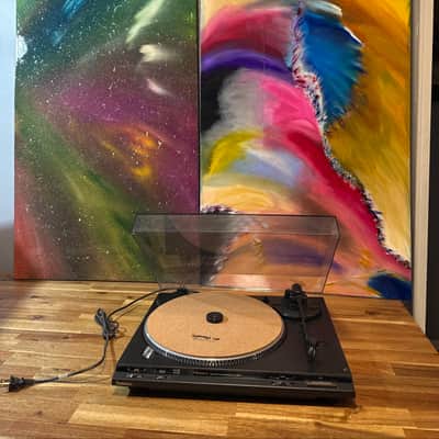 technics sl-bd22 turntable Lab Matt Servo Black Audio Technica Z100x Cartridge image 1