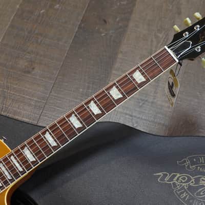 2000 Gibson Custom Shop R7 Les Paul Standard Tom Murphy Aged Electric Guitar Antique Gold + OHSC image 7