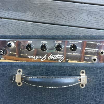 Ampeg Dolphin 518 1961 blue sparkle, Original Jensen P12NX ext range speaker! image 3