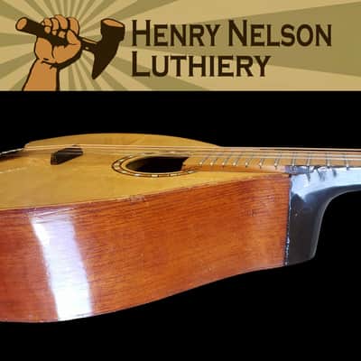 Spanish Style Mandolin Hand Built Small Shop, Flat Top, All Solid Woods, Luthier Restored, Video image 16