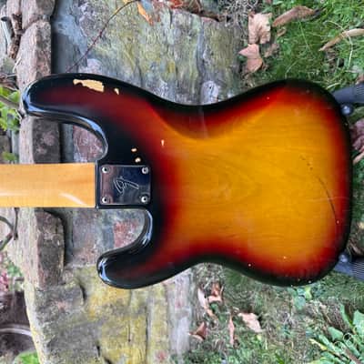 1977 Fender Precision Bass - Sunburst with Rosewood Fretboard - OHSC image 4
