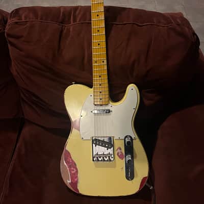 Partscaster Tele - Cream Over Paisley image 1