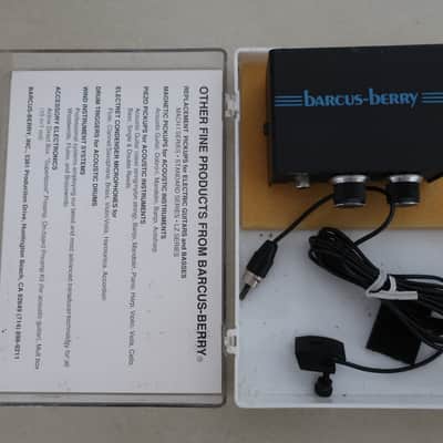 Barcus Berry Brasswind System Model 5300 Electret Microphone & Power Supply in Original Box Complete image 1