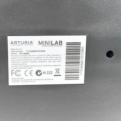 Arturia Minilab Universal MIDI Keyboard Controller Black image 6