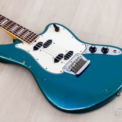 1966 Fender Electric XII Vintage 12-String Guitar Lake Placid Blue, 100% Original w/ Case image 10