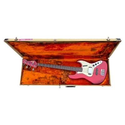 1964 FENDER JAZZ BASS - ALL ORIGINAL - CANDY APPLE RED image 12