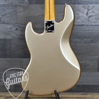 Mint Fender American Professional Classic Jazz Bass - Faded Firemist Gold with Gigbag image 2
