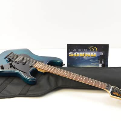 Valley Arts California Pro Electric Guitar - Trans Green w/ Gig Bag - USA image 2
