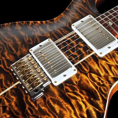 2011 Paul Reed Smith PRS Private Stock Santana Quilt Top w Cocobolo Board ~ Bronze Smoked Burst image 5