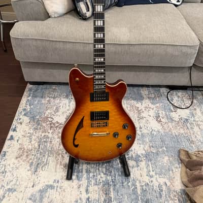 MINT EVH SA126 Special QM Tobacco Burst Ebony w/case TSU23404 Tobacco Burst image 1