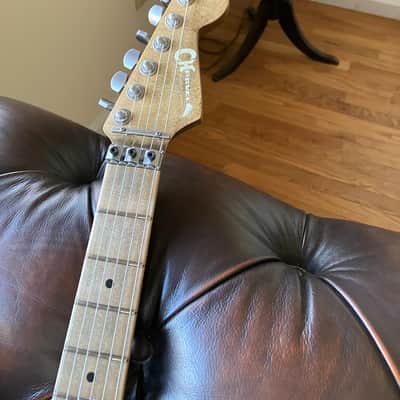 Left Handed Custom Charvel Tribute Floyd Rose Original Relic’d Seymour Duncan Evh 78 image 6