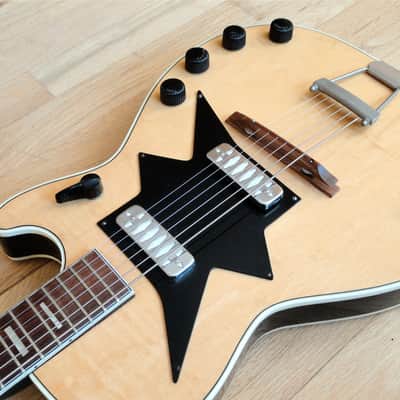 1960 Harmony Roy Smeck Stratotone Jupiter H7208 Vintage Guitar Gold Foils w/osc image 8