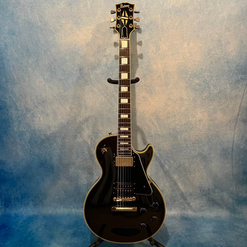 フェルナンデス BURNY バーニー RLC-80sBLACK Burny Fernandes RLC 60 1980s Black Les Paul Custom Made in Japan
