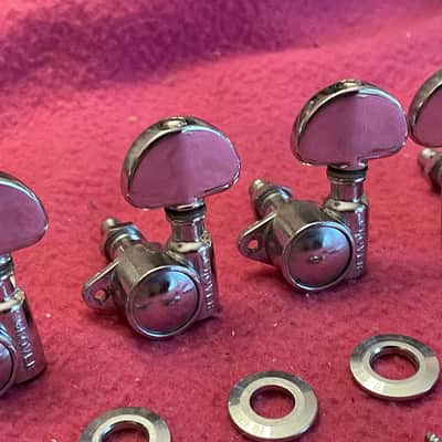 vintage 1960's - 1970's MINTY Grover USA tuners for Martin D-28 Gibson Les Paul S1 Marauder es-335 SG 175 Flying V image 5