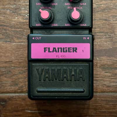 Yamaha FL-100 Flanger (Black & Pink) Pedal image 1