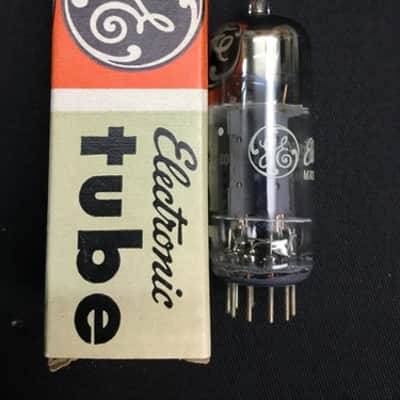 GE 6463 NOS NOB Dual Triode Vintage VACUUM TUBE Vintage TESTED USA 7.4527-D image 1