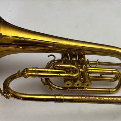 King 1120 Mellophone in F w/ Original Case & Accessories image 7