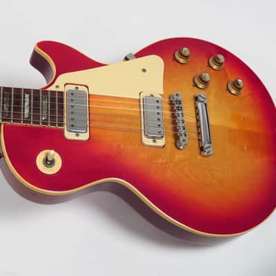 1974 Gibson Les Paul Deluxe - Cherry Sunburst - Rare Two Piece Top - Mahogany Neck image 7
