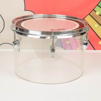 Vintage 70s Ludwig 12' Vistalite Concert Tom - Clear (as-is) image 6