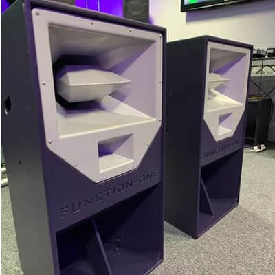 Pair Funktion One Res 2 Loudspeakers Mk2 (Excellent Condition) image 2