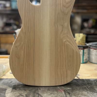 Madlad Instruments Ash Precision Bass PBass Style Body (custom made with pride in north Texas) - Unfinished image 2