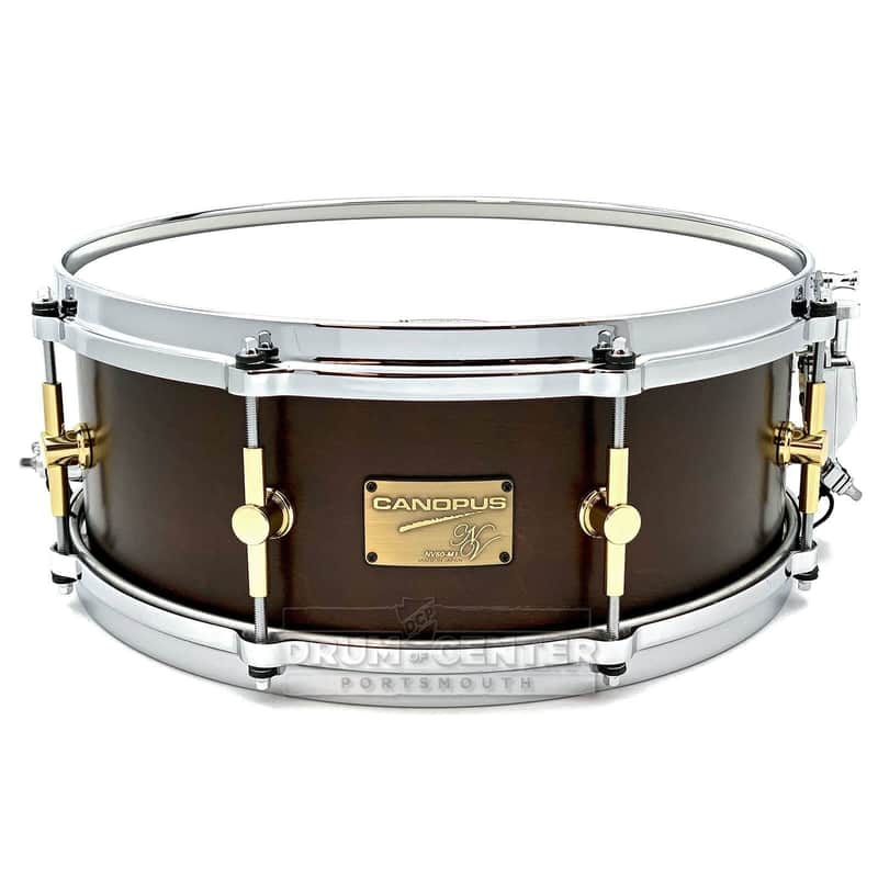 Canopus Neo Vintage M1 Snare Drum 14x5.5 Bitter Brown Oil