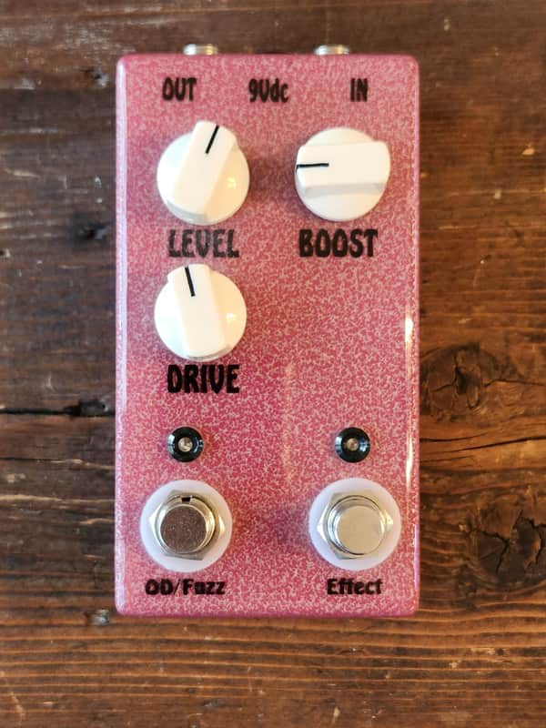 Tone Junkie Audio Electronics Pink Alpaca Overdrive/Fuzz Pink Sparkle image 1