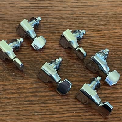 1983 set Fender Elite Stratocaster guitar tuners tuning pegs image 1