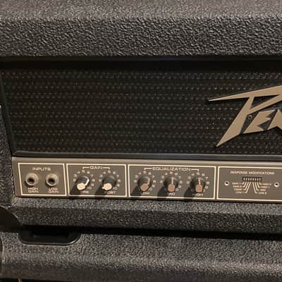 Peavey VTM 60 Vintage Tube Modified Series 60-Watt Guitar Head Late 1980s - Black image 2