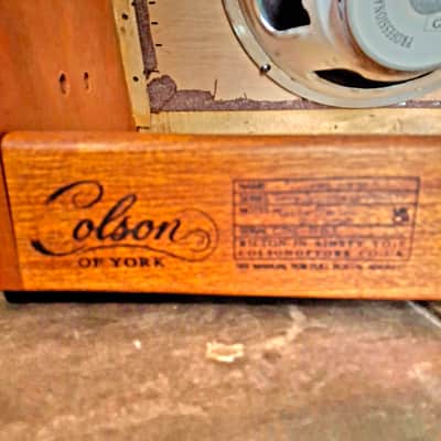 BOUTIQUE ANALOGUE GUITAR AMP "Charlotte" Hardwood, Celestion, Colson of York image 7