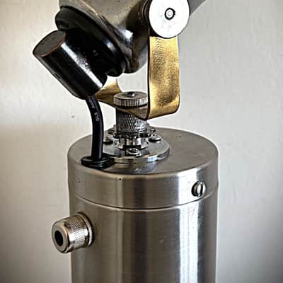 Vintage 1930's Telefunken Bottle Microphone, working reproduction/dynamic (A) image 5