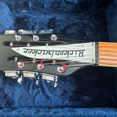 Rickenbacker 370/12RM Roger McGuinn 1990 - Jetglo (overrun model?) image 3