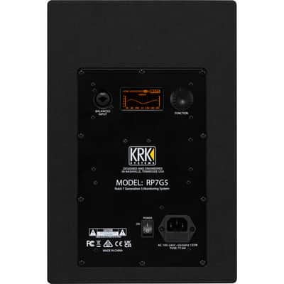Used KRK Rokit 7 Generation 5 Studio Monitor North America 120V Black image 3