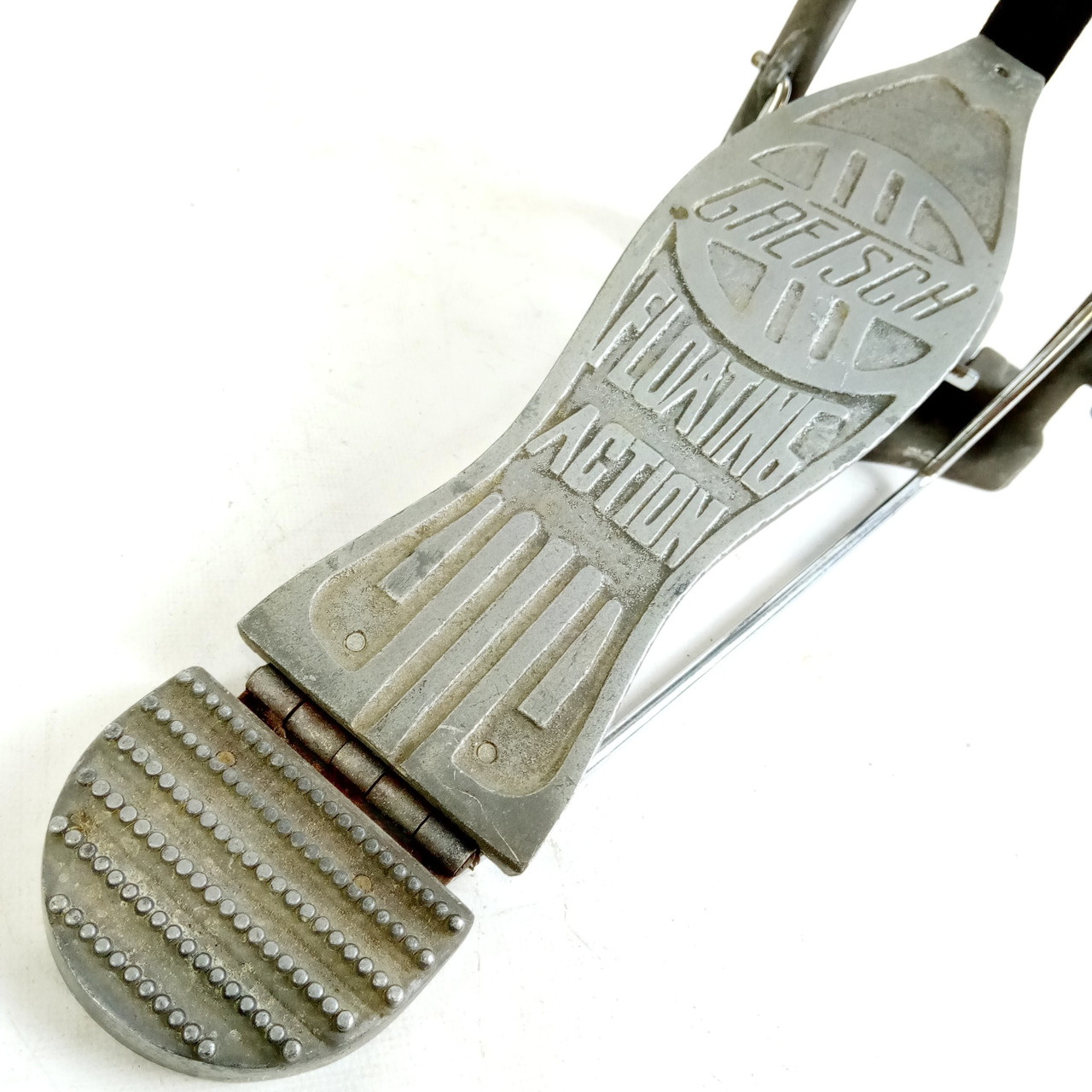 Gretsch Floating Action Bass Drum Pedal 60s Vintage Round Badge Era OG +Beater* — main photograph