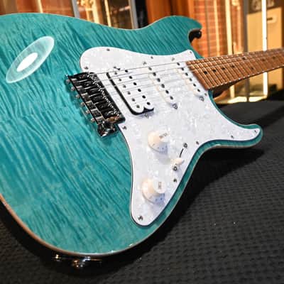 Suhr Standard Plus Roasted Maple - Bahama Blue #0471 image 4