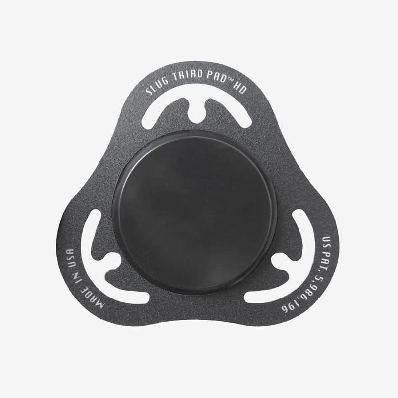 SLUG Percussion - BB-TPHD - Triad Pad Batter Badge Black, Heavy Duty For Hard Plastic/Wood Beaters image 1