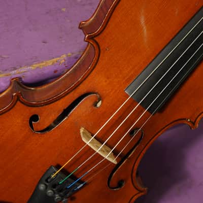 1920s German Fine-Quality Strad-Copy 4/4 Violin (VIDEO! Fresh Adjustments, Ready) image 6