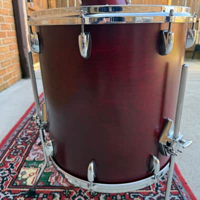 Gretsch USA Custom Drums Satin Rosewood 13/16/24 Shell Pack CLEAN image 8