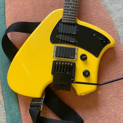 Klein Steinberger Baritone Guitar - Holdsworth Style 1997 Yellow image 2