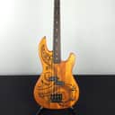 Luna Tattoo Short Scale Electric Bass Natural