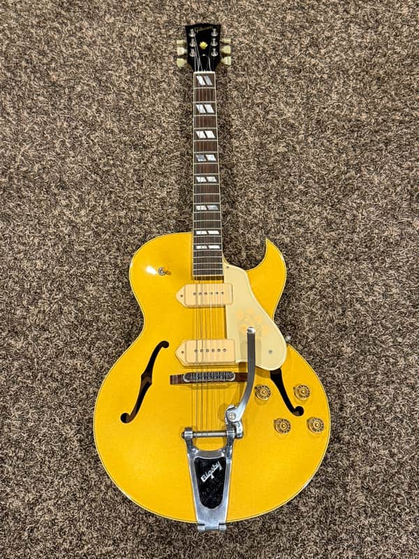 1990 Gibson ES-295 1st Year Reissue Bullion Gold MINT* image 1