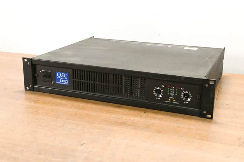 QSC CX302 2-Channel Power Amplifier CG0127B image 1