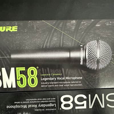 Shure SM58 Handheld Cardioid Dynamic Microphone 1984 - Present - Black image 9
