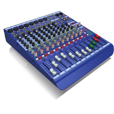 Midas DM12 12 Input Analog Live and Studio Mixer with Microphone Preamplifier, Bundle with Turnstile Audio TAPH100 Headphones and 2x H&A 25' XLR Microphone Cable image 7