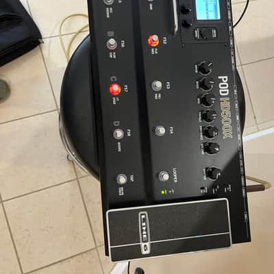 Line 6 Line 6 POD HD500X Multi-FX – Bag + Power Supply 2021 - black metal matt finish image 8