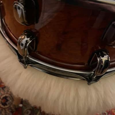 Tama LGB146NQB 6x14" S.L.P. Series G-Bubinga Snare Drum 2010s - Natural Quilted Bubinga image 3